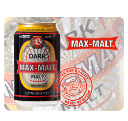 Max-Malt, non-alcoholic dark malt beverage